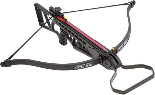 120 lb Black Pistol Crossbow Archery Hunting Gun W/ 2 Arrows/Bolts Snake Eye - Image 2