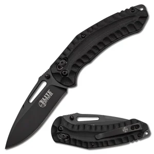 Elite Tactical - PYRODEX - Folding Knife w/Rapid Lock - ET-FDR008BK