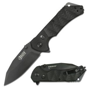Elite Tactical - PARALLAX - Folding Knife w/D.L.M. - ET-FDR005BK