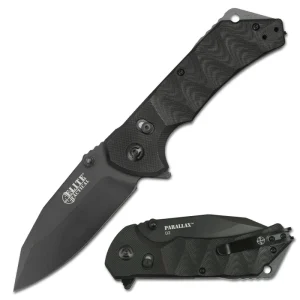 Elite Tactical - PARALLAX - Folding Knife w/D.L.M. - ET-FDR005BK