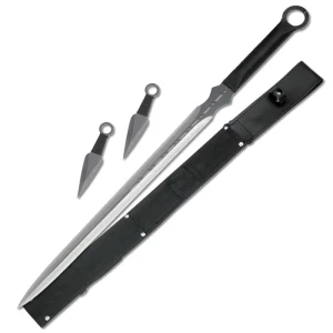 Fantasy Master - Fantasy Sword with 2 Throwing Knives - FM-644D