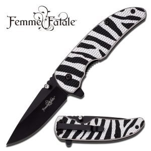 FEMME FATALE SPRING ASSISTED KNIFE - FF-A006SBZ
