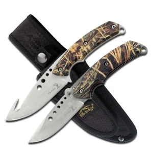 Elk Ridge - Hunting Knife Set- Fixed Blade and Folder - ER-054CA