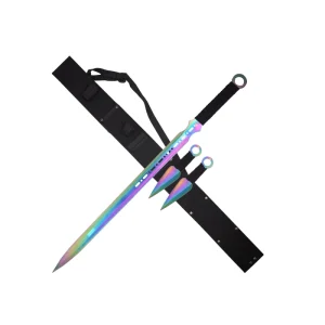 Fantasy Master - Fantasy Sword with 2 Throwing Knives - FM-644DRB