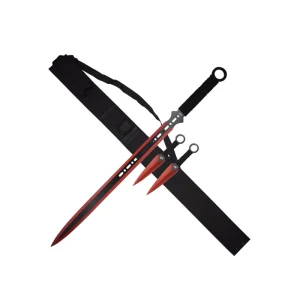 Fantasy Master - Fantasy Sword with 2 Throwing Knives - FM-644RD