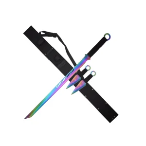Fantasy Master - Fantasy Sword with 2 Throwing Knives - FM-644TRB