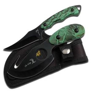 Elk Ridge - 2-PC Fixed Blade Hunting Knife Set - ER-300CA