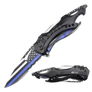 MTech USA - Spring Assisted Knife - MT-A705BKBL