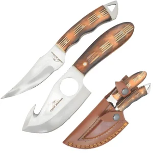 Old Ram - Handmade Two Piece Hunting Knife Set - OR-295