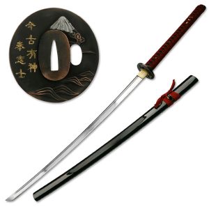 Ten Ryu - Hand Forged Samurai Sword with Display Stand - LU-011