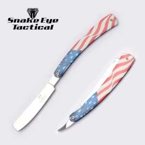 Snake Eye - Tactical Straight Razor Manual Folding Knife - SE-1362D1