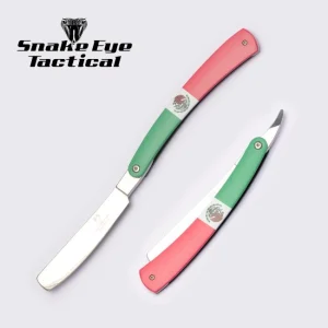 Snake Eye - Tactical Straight Razor Manual Folding Knife - SE-1362D2