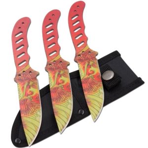 Snake Eye - Tactical Throwing Knives - Set of 3 - ST-0319-11PX