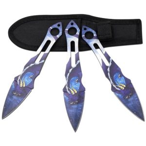 Snake Eye - Tactical Throwing Knives - Set of 3 - ST-0319-8DR