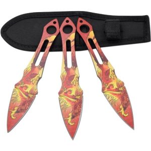 Snake Eye - Tactical Throwing Knives - Set of 3 - ST-0319-8PX