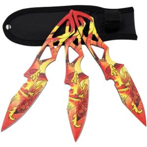 Snake Eye - Tactical Throwing Knives - Set of 3 - ST-0319-9PX
