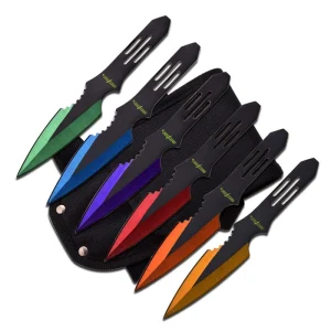Perfect Point - Throwing Knives - Set of 6 - PP-595-6MC