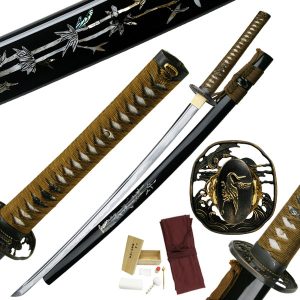 Ten Ryu - Hand Forged Samurai Sword with Cleaning Kit- MC-3060