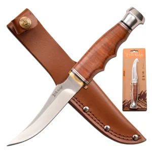 Elk Ridge - OUTSKIRT - Fixed Blade Trailing Point Knife - ER-200-28LBR