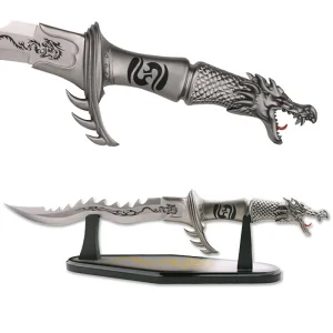 Fantasy Master - Fantasy Dragon Knife with Display Stand - FM-421S