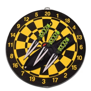 Z-Hunter - Throwing Knives - Set of 3 with Target Board - ZB-155SET