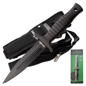 Survivor - SHOULDER STEEL - Fixed Blade Knife (Clamshell) - SV-FIX012BKCS